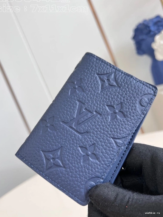 WIS LOUIS cm VUITTON Pocket Organizer-7.5*11.1*1 0707